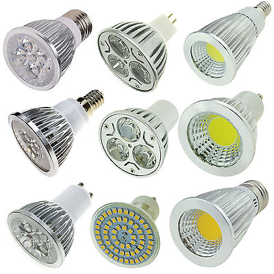#ad E27 E14 GU10 MR16 GU5.3 LED Spotlight 3W 5W 9W 12W 15W Bulb SMD COB Lights Lamp $4.71