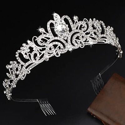 #ad CHANACO Silver Crown Tiaras for Women Princess Crown Tiaras and Crowns for Wo $15.37