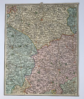 #ad Unframed Original antique map John Cary 1794 Leicester 10x8inch 19363 GBP 18.47