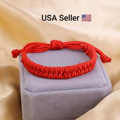#ad Tibetan Buddhist Bracelet Lucky Handmade Braided Adjustable Knot Charm Unisex $3.79