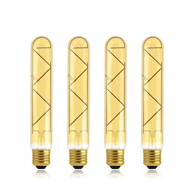 #ad T10 Dimmable Vintage LED Edison Tubular Bulb 40W Equivalent High Brightness... $19.75