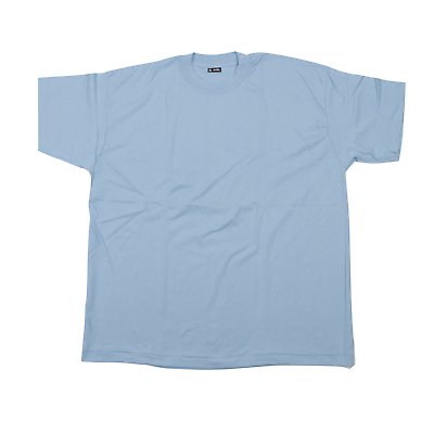 #ad NOS Vintage 90s Rockabilly Streetwear Mens 2XL Blank Shirt Light Blue 50 50 $26.95