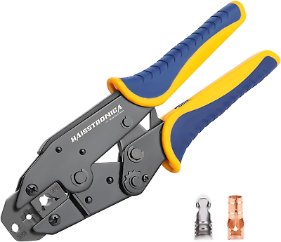#ad Crimping Tool for Spark Plug Ignition 8.5mm Ratchet Wire Crimper Ergonomic NEW $35.75