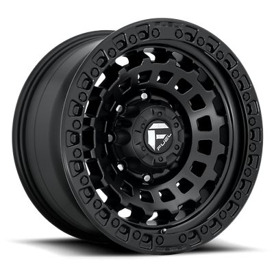 #ad 1 18 Inch Matte Black Ring Wheels Rims Fuel Zephyr D633 6x5.5 Lug 18x9quot; 12mm $418.00
