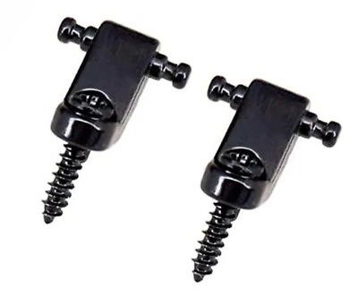 #ad 2pc Black Roller String Tree Guide Electric Guitar $8.99