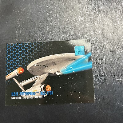 #ad Cx Star Trek Phase 1 Reflections Of The Future #01 Uss Enterprise Ncc – 1701 $1.99