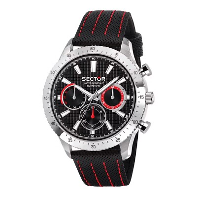 #ad Watch SECTOR Man Woman 270 Multi Function Rubber Black R3251578011 $111.12