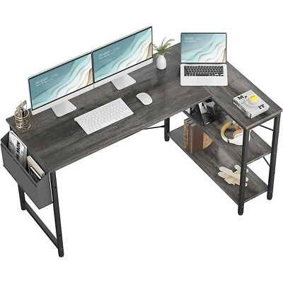 #ad desks for work gray home style desk $259.00