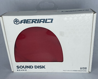 #ad Aerial7 Sound Disk Beanie New Sealed in Box Knit Cap Perisher Red iPhone $14.75