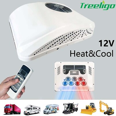 #ad 12V RV Rooftop Air Conditioner Coolamp;Heat AC Kit For Caravan Truck Bus Boat $719.99