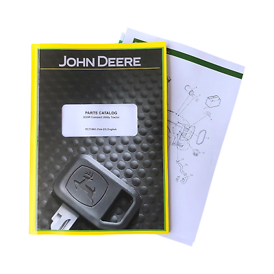 #ad JOHN DEERE 2025R TRACTOR PARTS CATALOG MANUAL BONUS $105.00