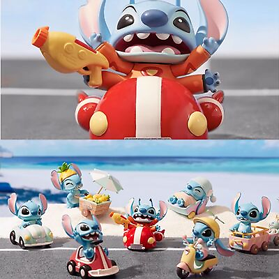 #ad MINISO Disney Stitch Travel Around series Confirmed Figure Toy Gifts Genuine $83.74
