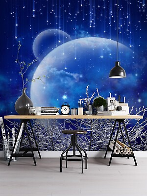 #ad 3D Romantic Star G3523 Wallpaper Wall Murals Removable Self adhesive Erin AU $374.99