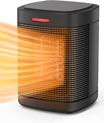 #ad Space Heater 500W Small Space Heater for Indoor Use Ceramic Personal Heater wi $26.88