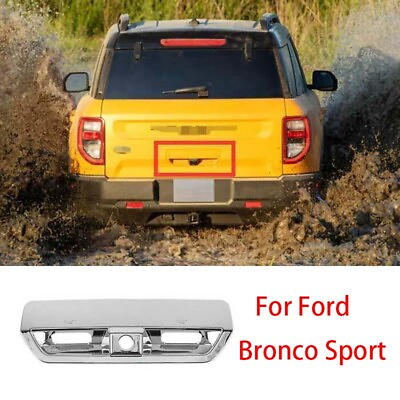 #ad Tailgate Door Chrome 2021 2022 Trim 1PC Handle Cover Frame For Ford Bronco Sport $43.37