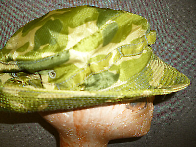 #ad SILK JUNGLE HAT Parachute Fabric ARVN USSF Size 60 XL Vietnam War $71.25