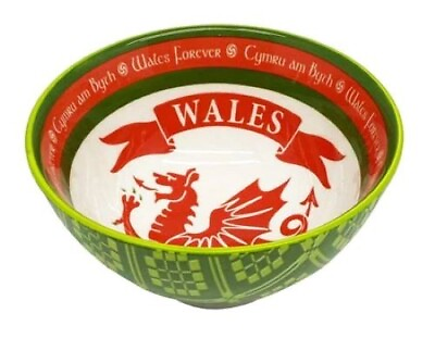 #ad Royal Tara Welsh Ceramic Bowl Wales Cymru Red Kitchenware Gift Serving Soups $18.40