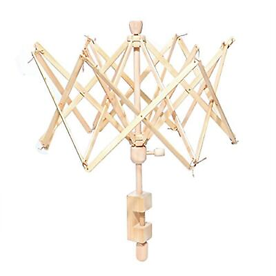 #ad Wooden Umbrella Swift Yarn Winder Knitting Umbrella 24quot; Swift Yarn Winder H... $41.87