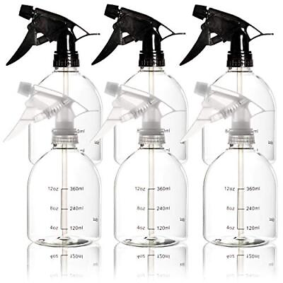 #ad Youngever 6 Pack Empty Plastic Spray Bottles Spray Bottles for Hair and Clean... $25.99