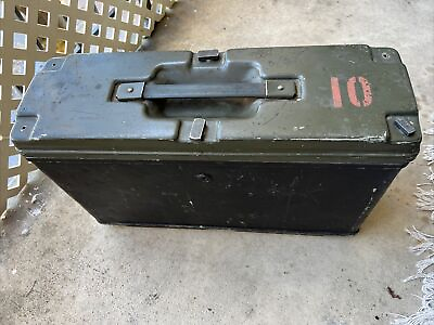 #ad Vintage Case Receiver Transmitter CY 3762 PRC 47 with Cover Panel CW 647 PRC 47 $35.87