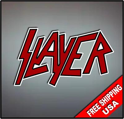 #ad Slayer Vinyl Wall logo Decal Sticker Heavy Metal Rock Band Various Sizes $3.99