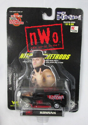 #ad New World Order 1999 Nitro Streetrods Konnan Wrestling Racing Car REAL TIRES $19.99