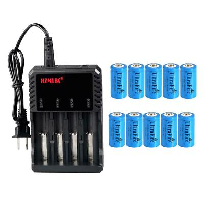 #ad Ultrafire 16340 Battery 3.7V 1800mAh Rechargeable Li Ion Batteries Cell Lot $20.95