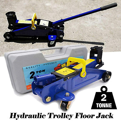 #ad Quick Lift 2 Ton TONNE Trolley Floor Garage Hydraulic Lifting Jack with Case $54.20