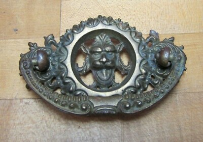 #ad Beast Monster Antique Pull Bronze Brass Decorative Arts Figural Hardware Element $145.00