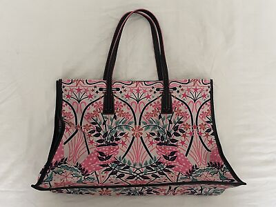 #ad Valentine Large Liberty Of London Canvas Printed Tote $365.00