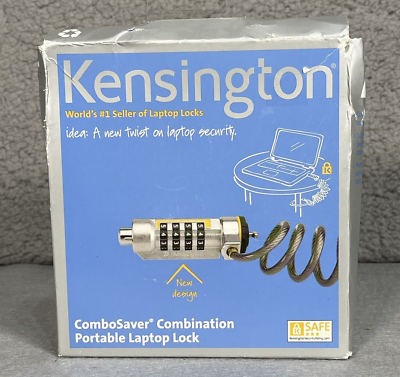 #ad Kensington ComboSaver Combination Portable Notebook Laptop Lock $16.00