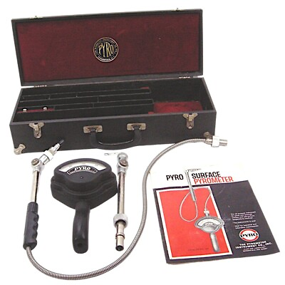 #ad Pyro Instrument Co Surface Pyrometer #41 Arm Probe Case Manual 1965 VINTAGE $34.95