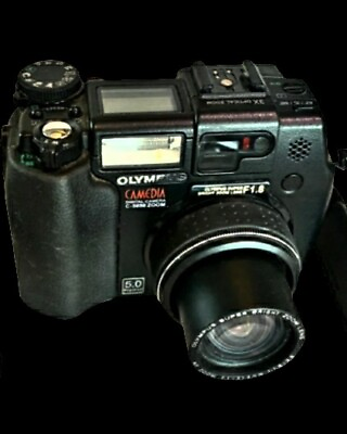 #ad Olympus Camedia C 5050 Zoom 3x 5MP F1.8 Fast Super Bright Lens Digital Camera $19.95