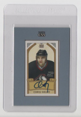 #ad 2003 04 Topps C55 Hockey Framed Mini Auto Chris Drury #TA CD Autograph NHL $9.95