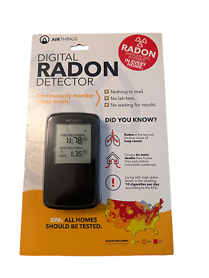 #ad Airthings Battery Operated Digital Radon Detector Model 2350 $59.95