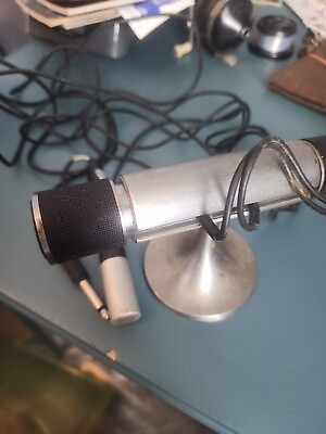 #ad Vintage Panasonic Twin Desk Stereo Microphone WN 118 and akai both parts repair $24.99