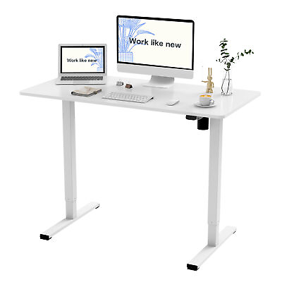#ad FlexiSpot Whole Piece Electric Height Adjustable Standing Desk Home Office Desk $158.99