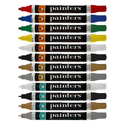 #ad 12 Elmer#x27;s Painters Opaque Paint Marker Fine amp;amp; Medium Assorted Colors $29.95