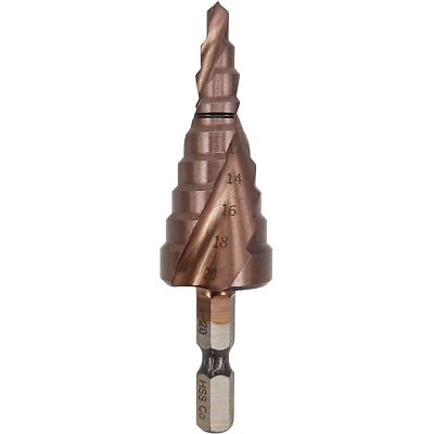 #ad Step Drill Bit for Stainless Steel and Iron M35 Grade 5% Cobalt HSS Co Double... $22.76