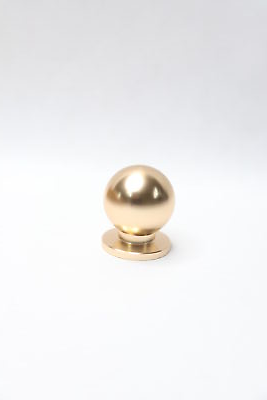 #ad Coinkoly Cabinet Drawer Antique Pull Solid Brass Round 19Mm GOLD $1.01