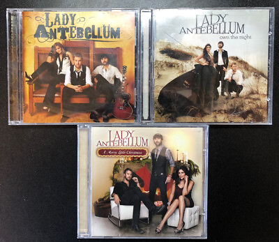 #ad 3 CDs Lady Antebellum Audio CD LOT Lady A Own The Night Merry Little ... $9.99