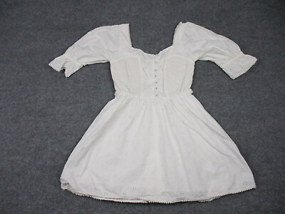 #ad Spell amp; The Gypsy Dress Adult M White Bo Mini Half Sleeve Womens $119.25