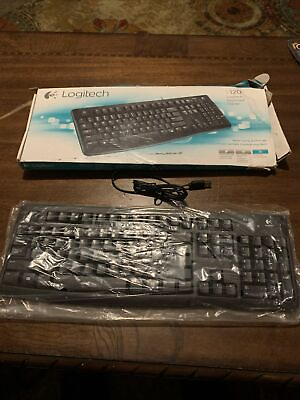 #ad Logitech K120 Corded USB Keyboard Brand New With box $10.99