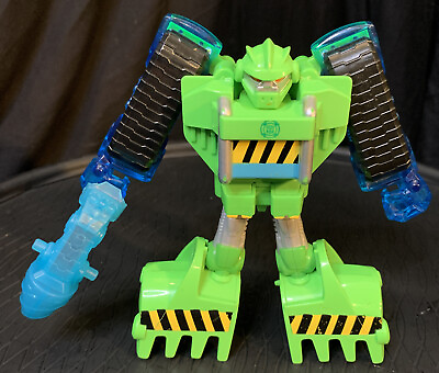 #ad Transformers Rescue Bots Boulder The Construction Bot Bulldozer Hasbro $11.25