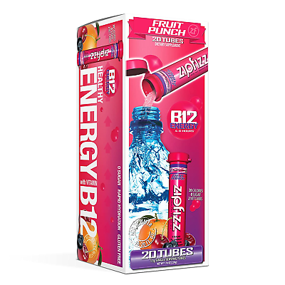#ad Healthy Energy Drink Mix Hydration with B12 and Multi Vitamins Fruit Punch 20 $42.86