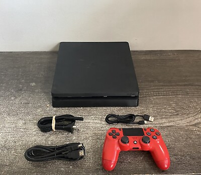 #ad Sony Playstation 4 PS4 Slim 1TB Gaming Console CUH 2215B Bundle Tested Working $144.97