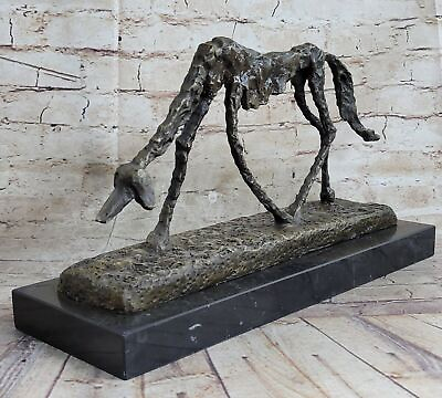 #ad Abstract Modern Made by Lost Wax Method Classic Dog Made In Europe Bronze Art $234.50