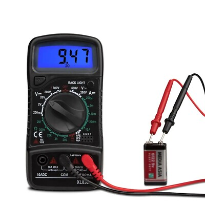 #ad Digital Multimeter AC DC Voltmeter Ammeter Ohmmeter Volt Tester LED Meter $6.99