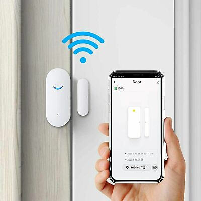 #ad Wireless Wifi Home Window Door Burglar Security Alarm Sensor System Alexa Google $10.79