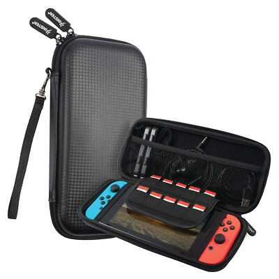 #ad Carrying Case for Nintendo Switch amp; OLED Model Protective Travel Pouch Black $9.99